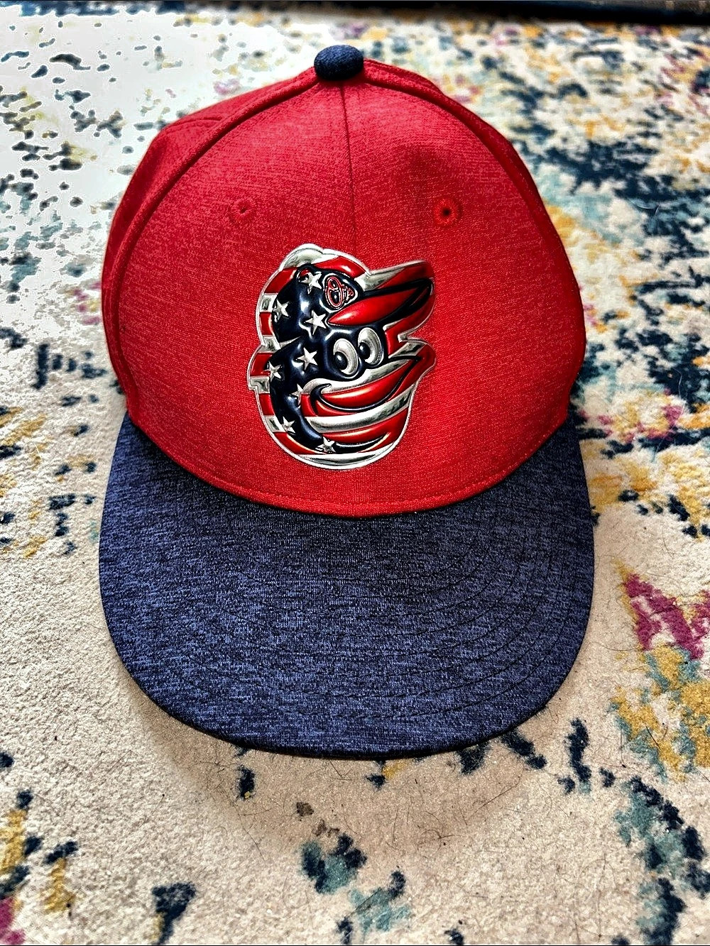 New Era Baltimore Orioles USA 250 Fourth of July 59FIFTY Fitted Hat Red & Blue 7